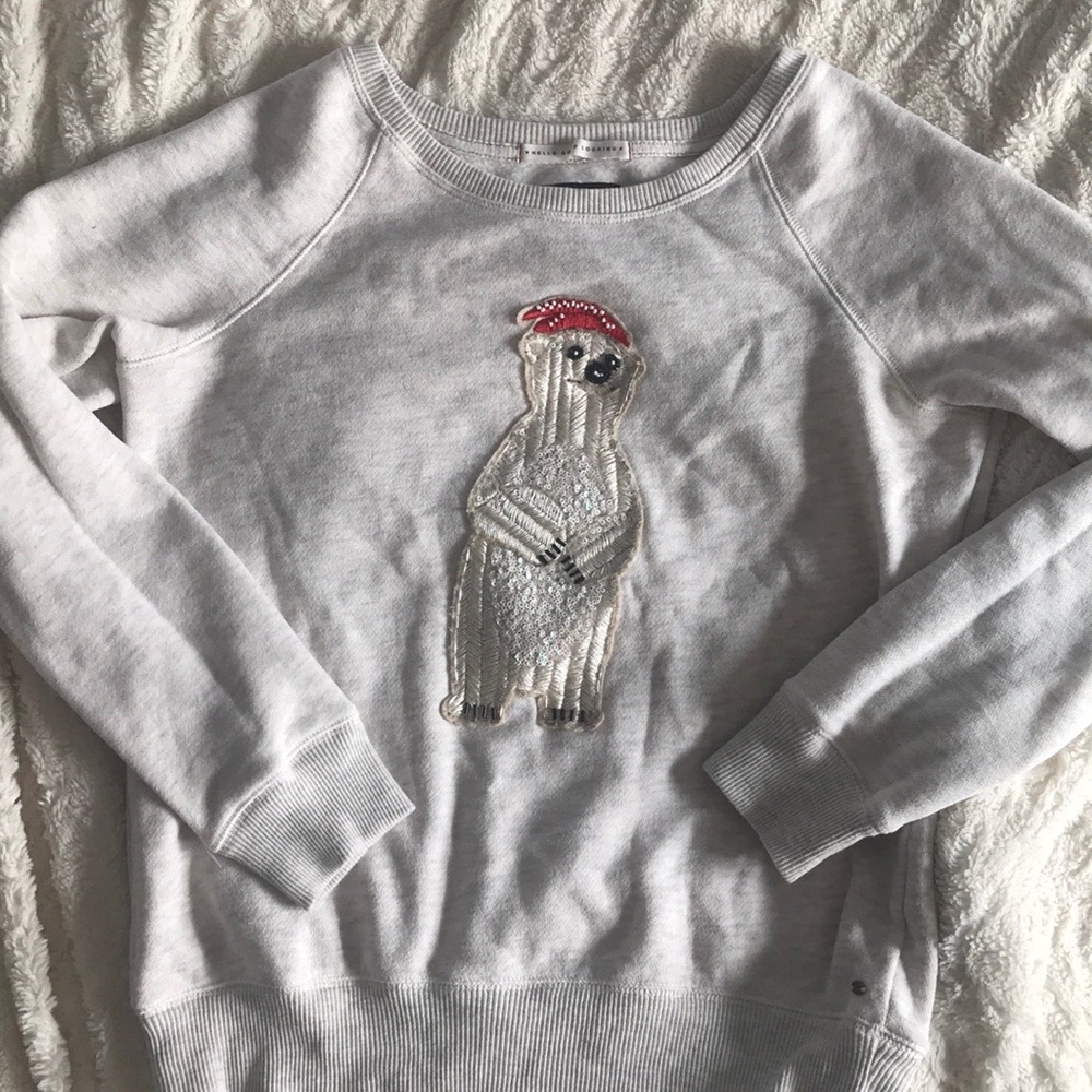 American Eagle Crewneck with Beading